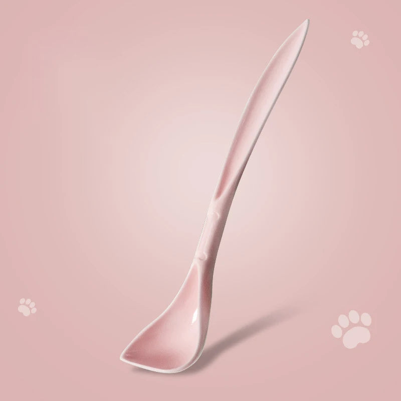 Silicone Pet Food Tin Lid and Spoon