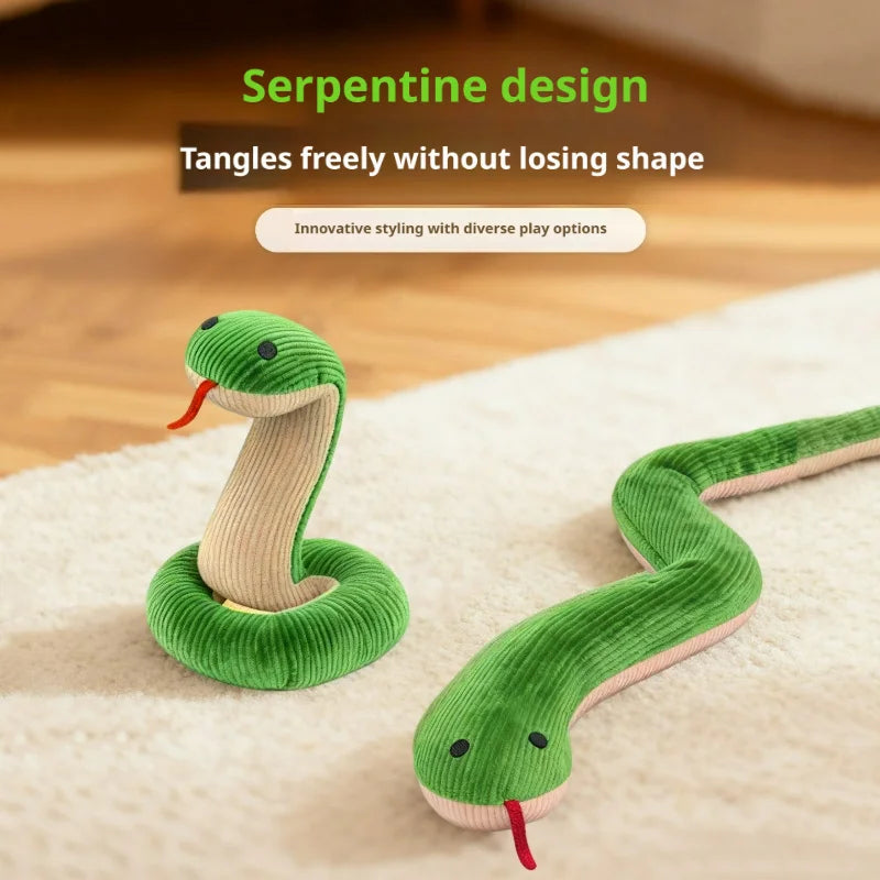 Plush Snake Chew Toy