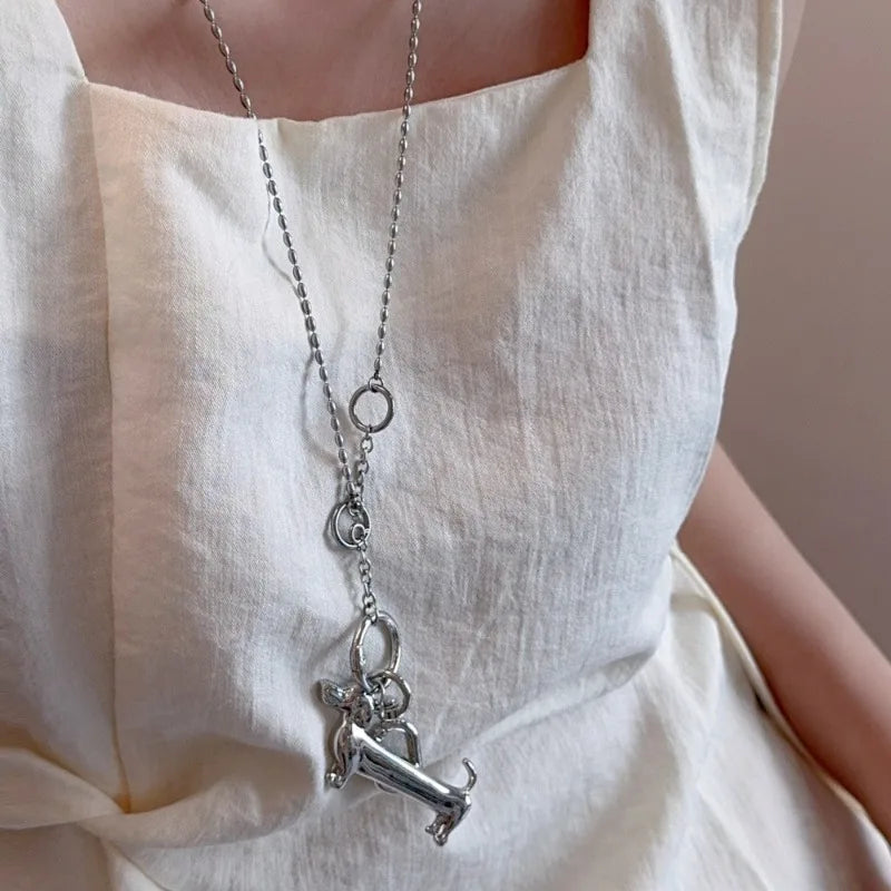 Sausage Dog Pendant Necklace