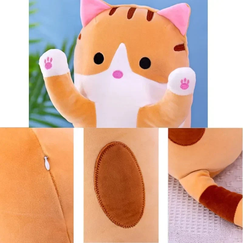 Long Cat Plush Pillow