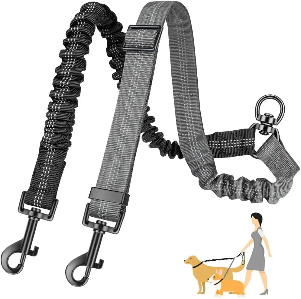 Double Dog Lead Coupler - Grey