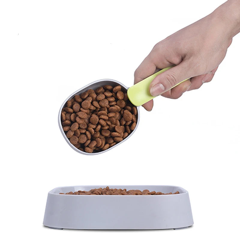 Pet Food Scoop with Bag Clip
