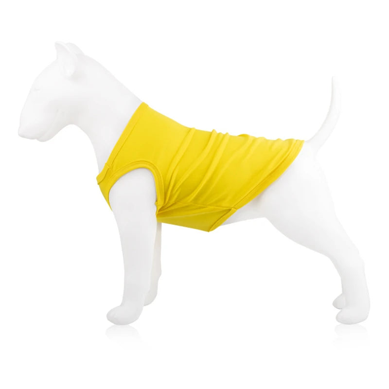 Plain Cotton T-Shirt for Dogs