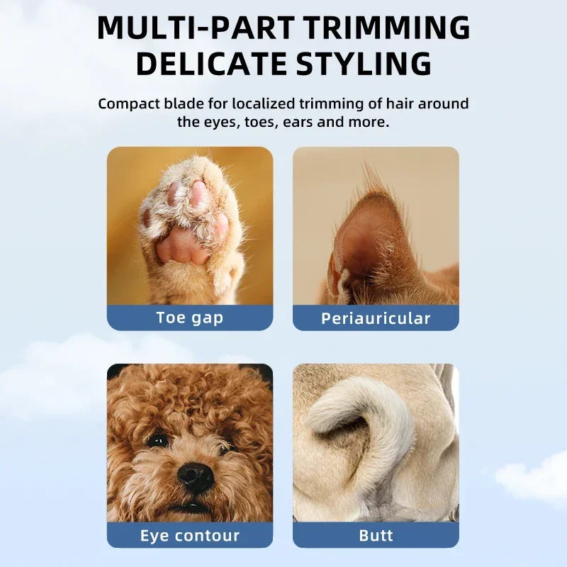 Rechargeable Paw Trimmer with LED Light