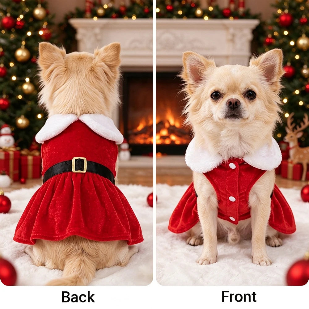 Santa Outfit for Dogs and Cats