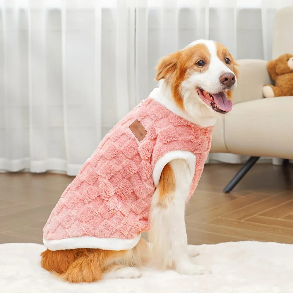 Quilted Fleece Jumper, Sizes S to 8XL