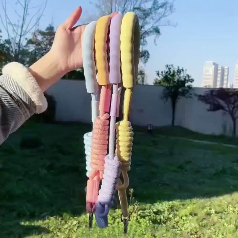 Pastel Rope Lead with Padded Handle