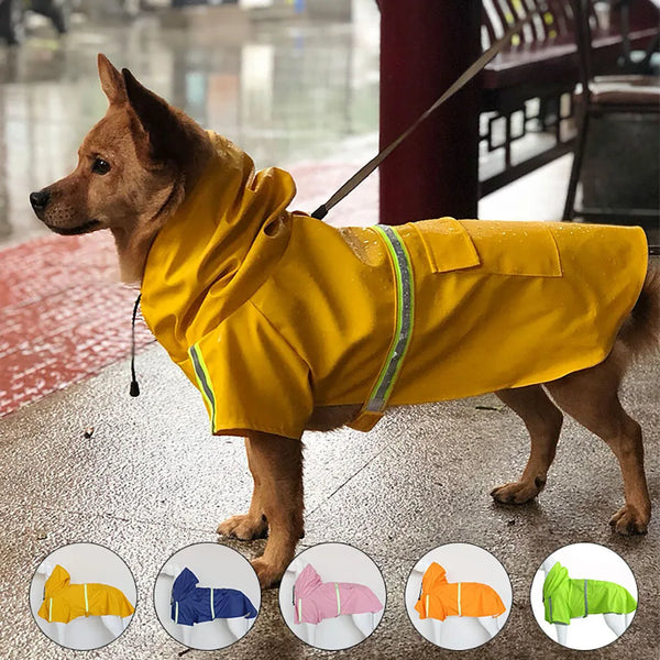 Hooded Cape Raincoat for Dogs