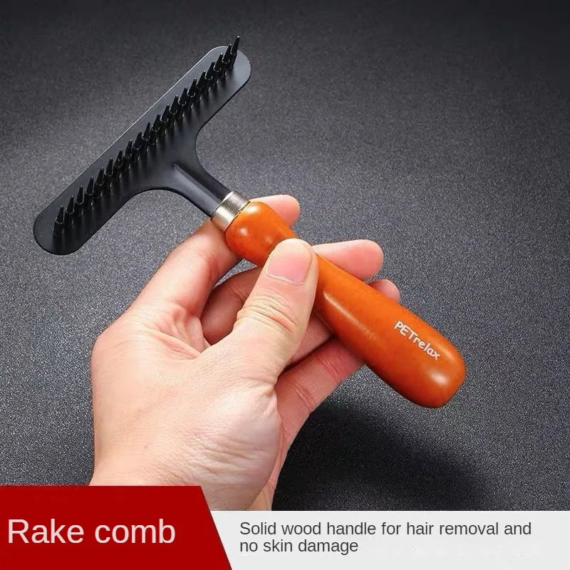 Wooden Handle Undercoat Rake