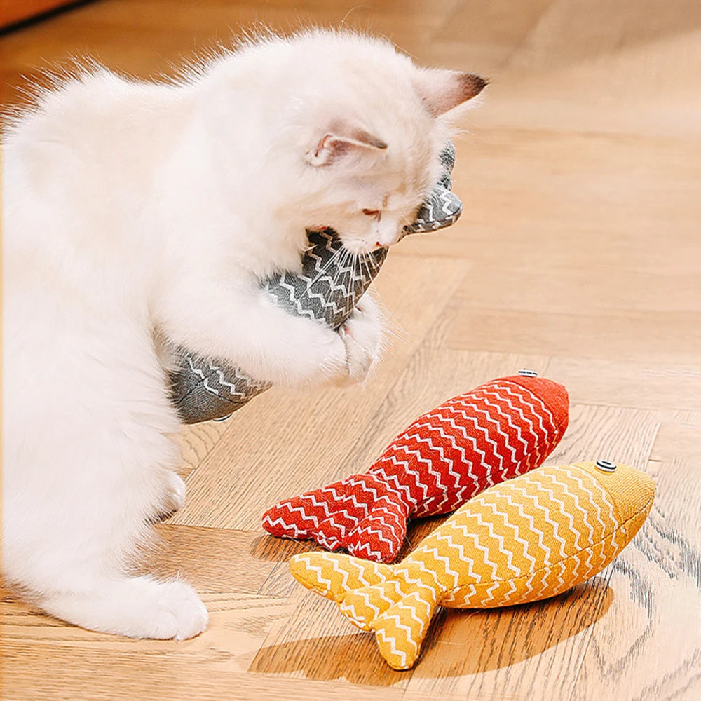 Fabric Fish Cat Toy