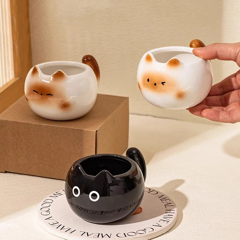 Kitten Face Coffee Cup (210ml)