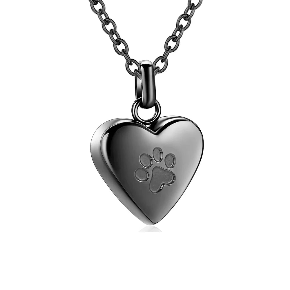Paw Heart Keepsake Necklace