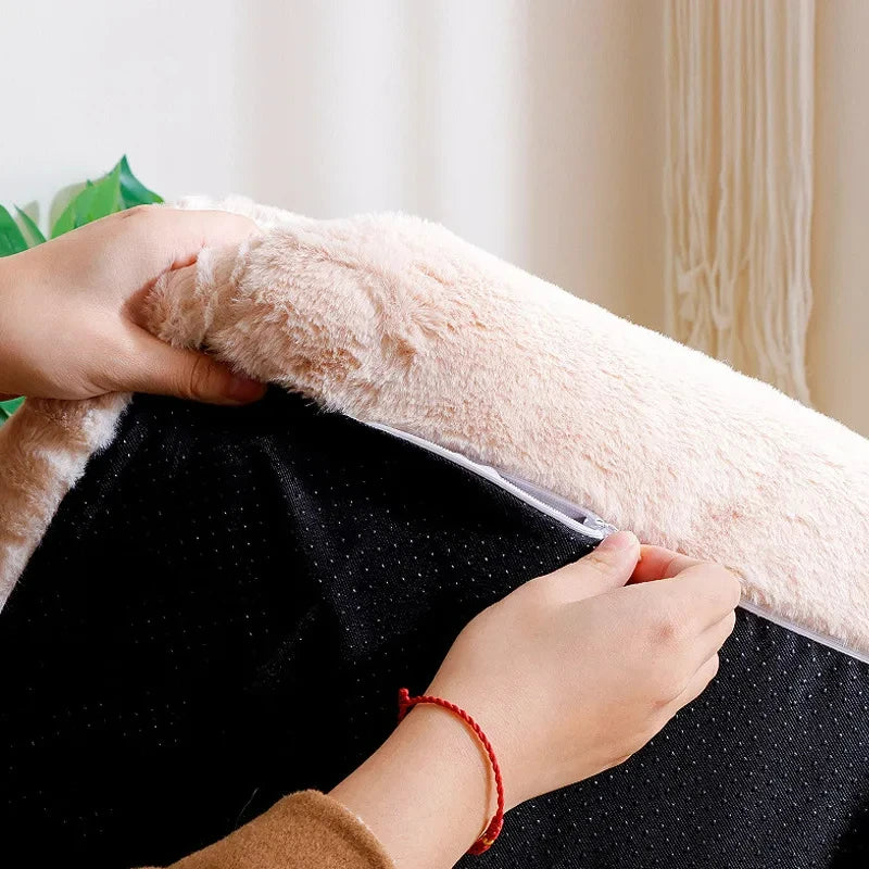 Luxury Plush Sofa Bed for Cats and Small Dogs