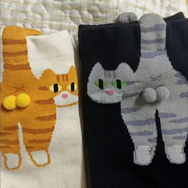 Cat Lady Cotton Socks