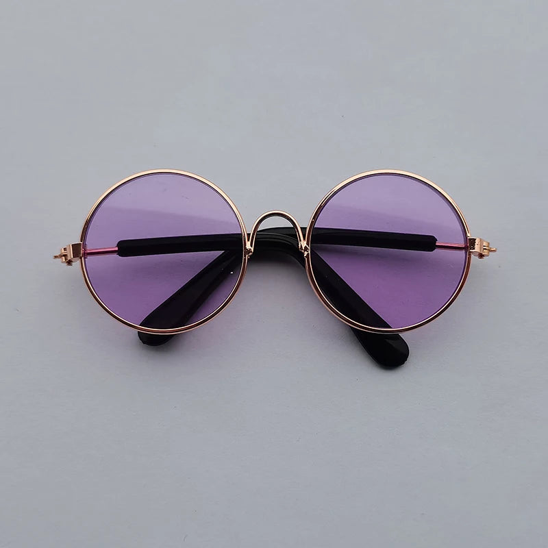 Round Pet Sunglasses - Purple