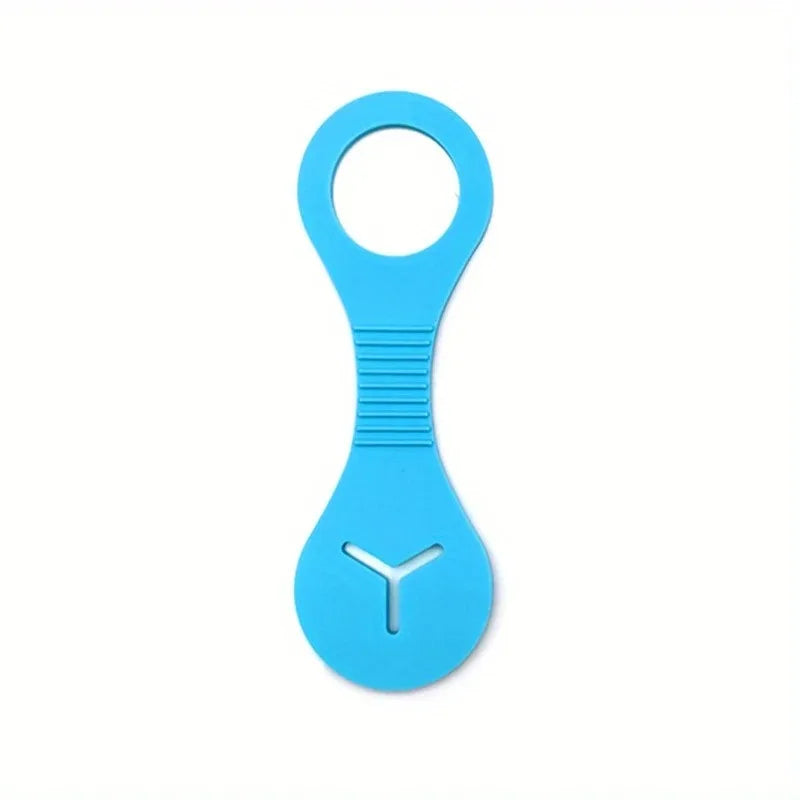 Silicone Poop Bag Holder Clip - Blue