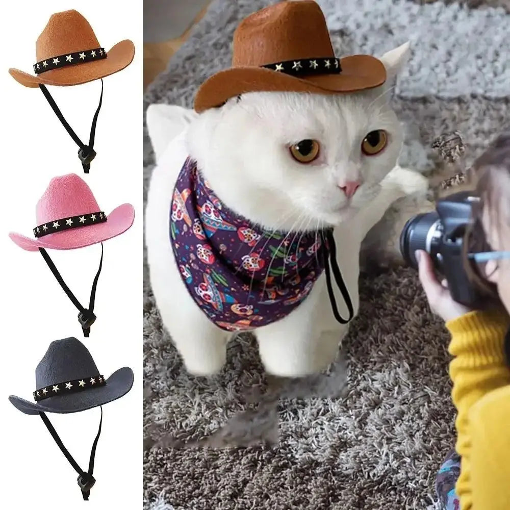 Cowboy Hat for Cats and Small Dogs