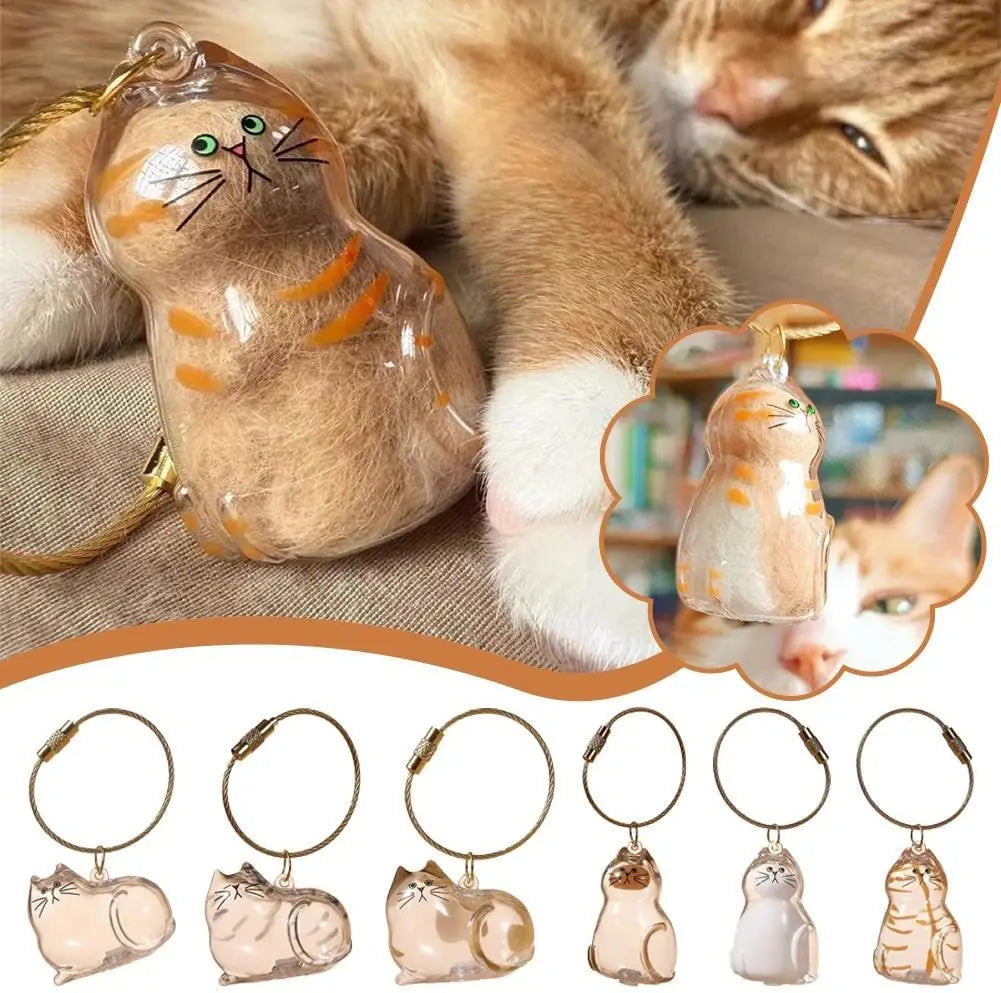 Resin Cat Fur Keepsake Charm