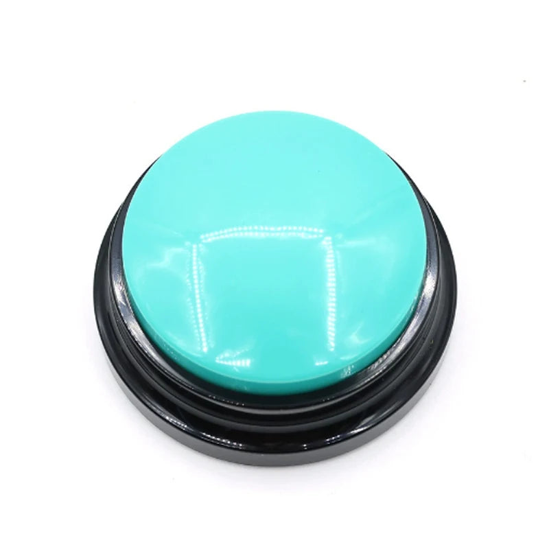 Recordable Talking Button for Dogs - Sky Blue