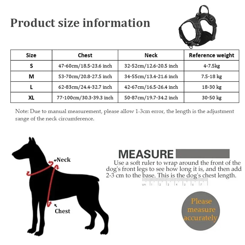 Reflective No-Pull Vest Harness