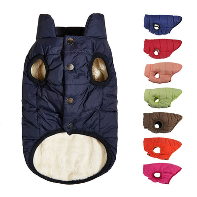 Fleece-Lined Winter Dog Jacket
