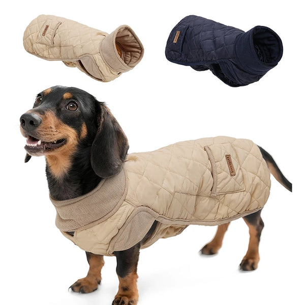 Quilted Winter Coat for Dachshunds