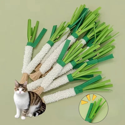 Leek-Shaped Cat Chew Teaser