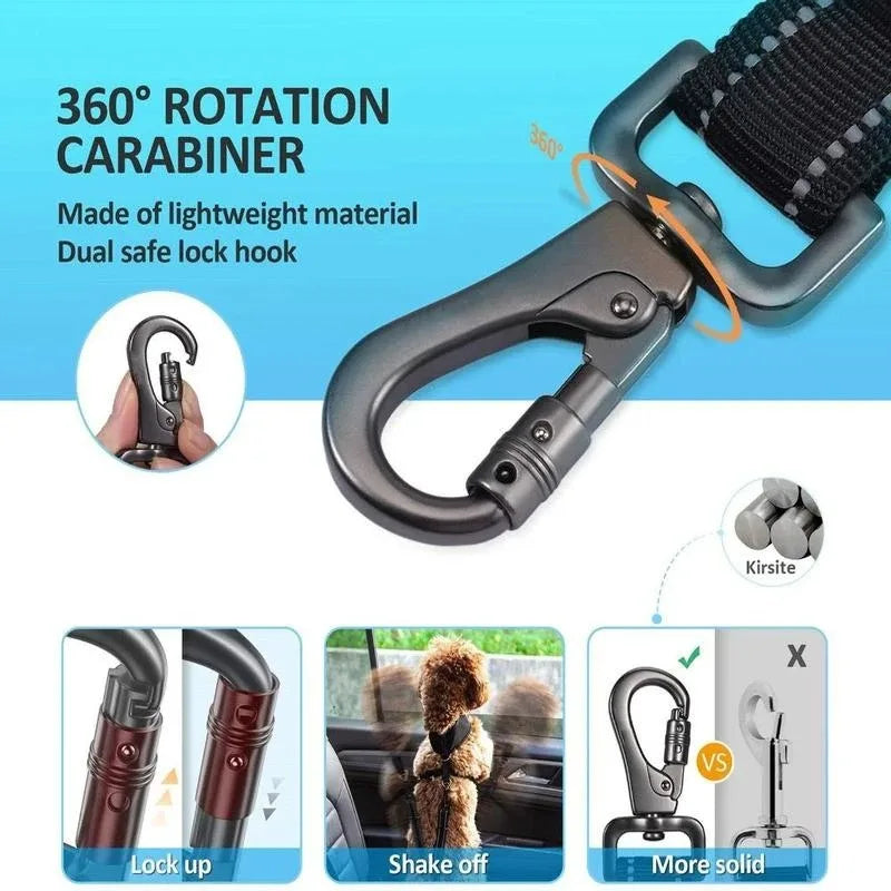 3-in-1 Dog Car Seat Belt