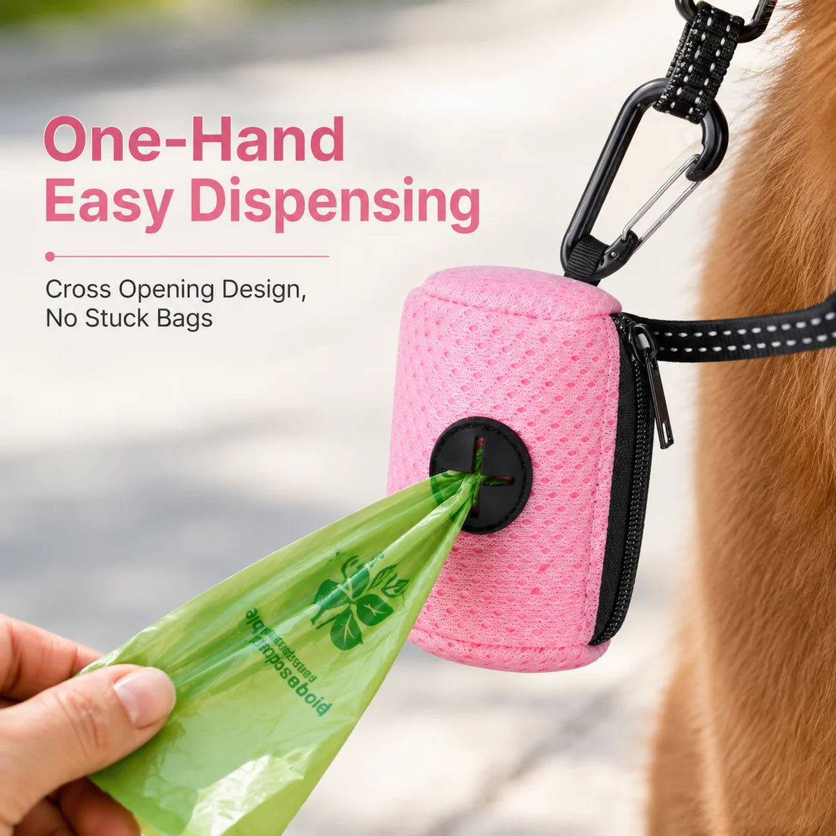 Clip-On Poop Bag Holder