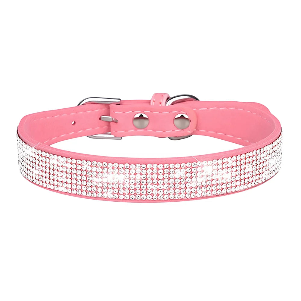 Sparkly Rhinestone Collar for Dogs and Cats