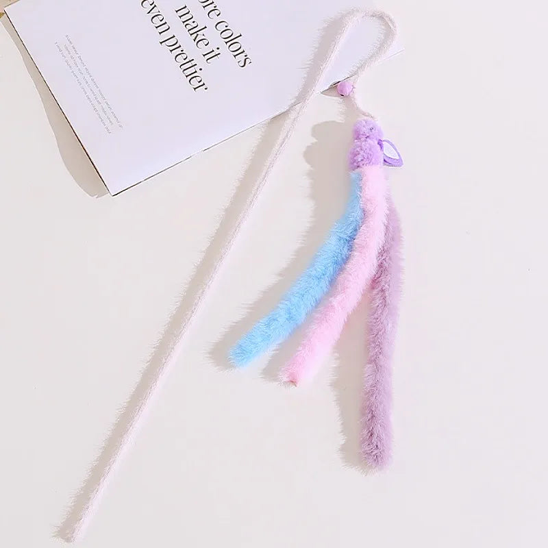 Fluffy Tassel Cat Wand