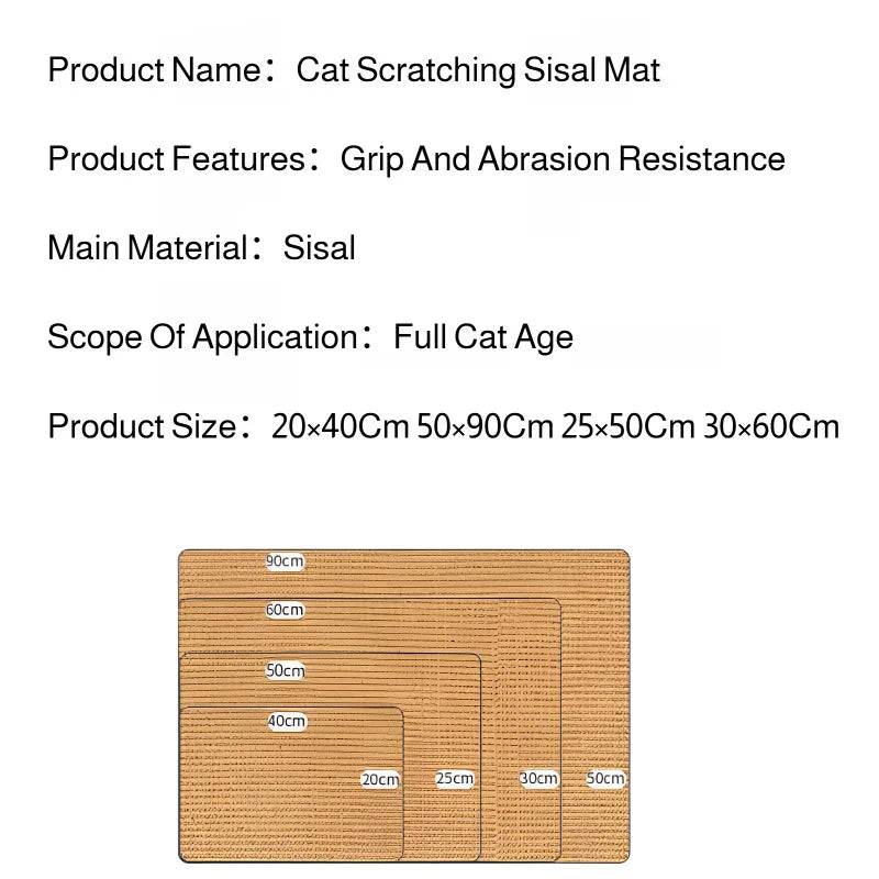 Sisal Cat Scratching Mat