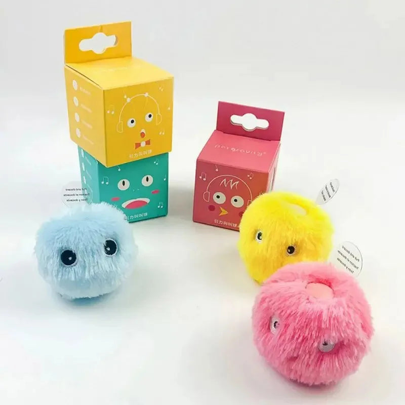 Chirping Plush Ball Cat Toys