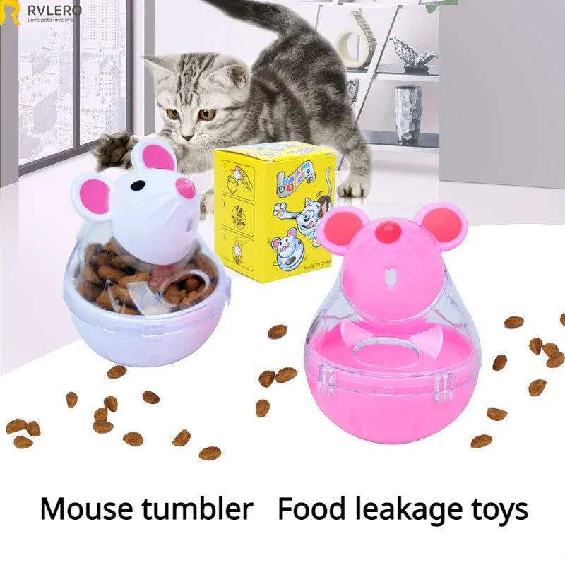Mouse Tumbler Treat Feeder for Cats