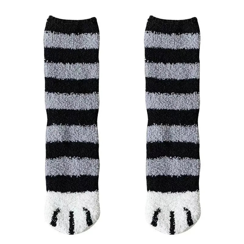 Warm Cat Paw Socks