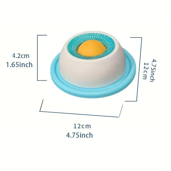 Lick Bowl Slow Feeder with Suction Base