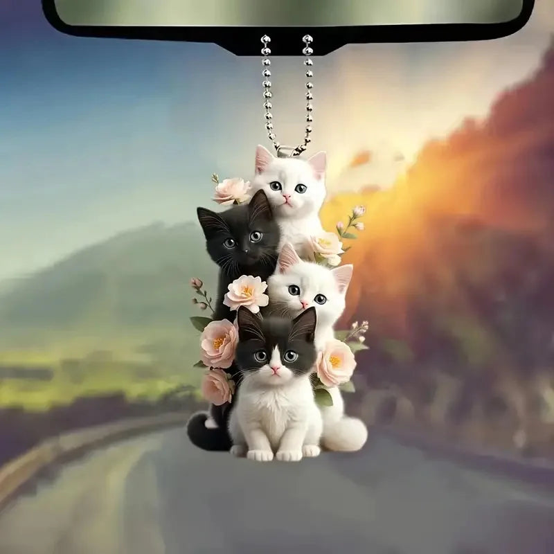 Hanging Cat Ornament