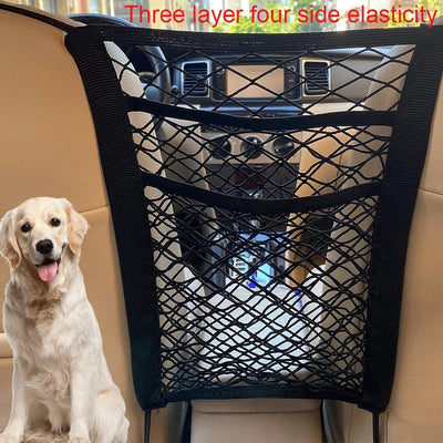 Car Seat Mesh Barrier for Dogs