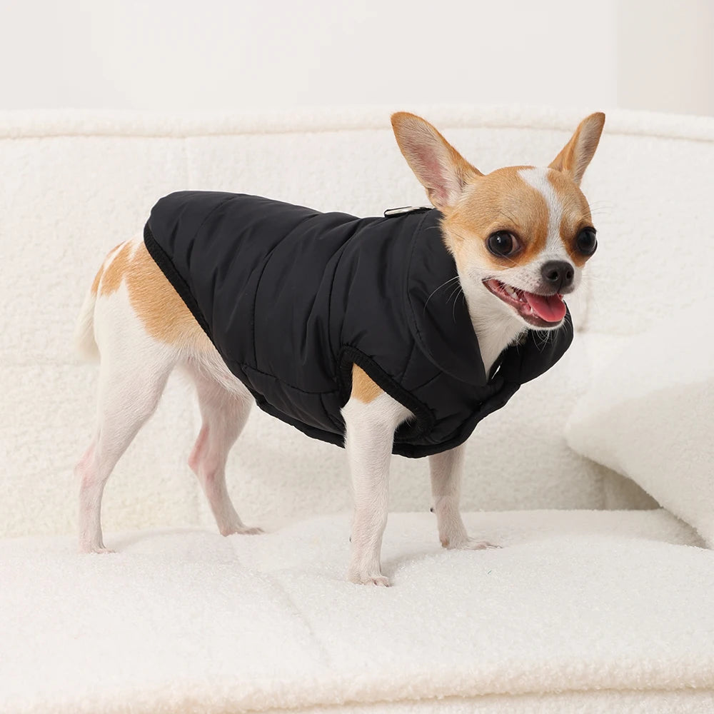 Water-Resistant Fleece-Lined Dog Coat