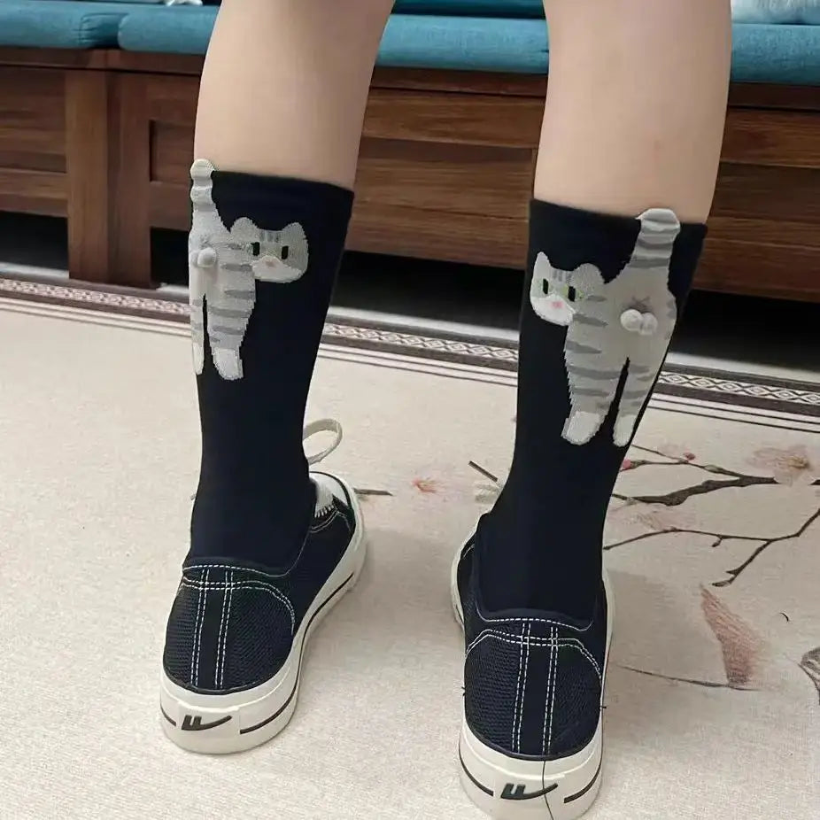 Cat Lady Cotton Socks