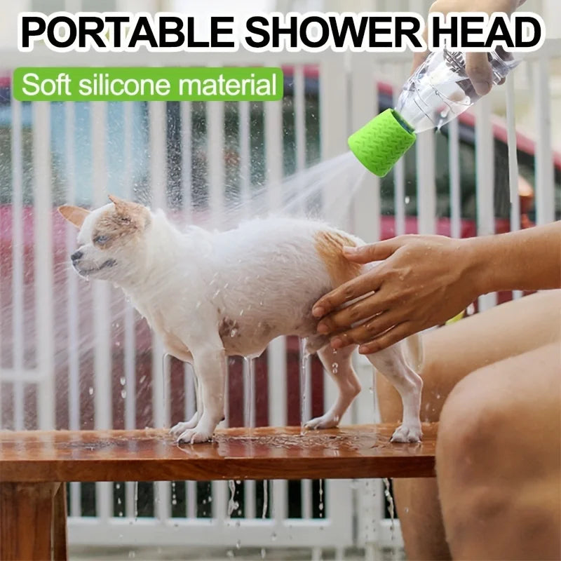 Bottle-Top Shower Head for Pets