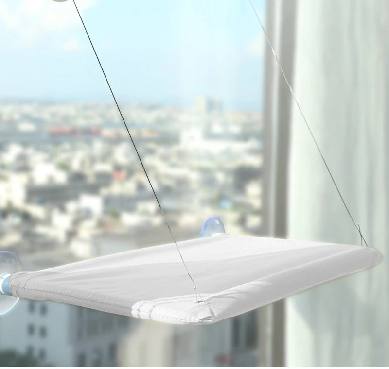 Window Hammock for Cats - Gray