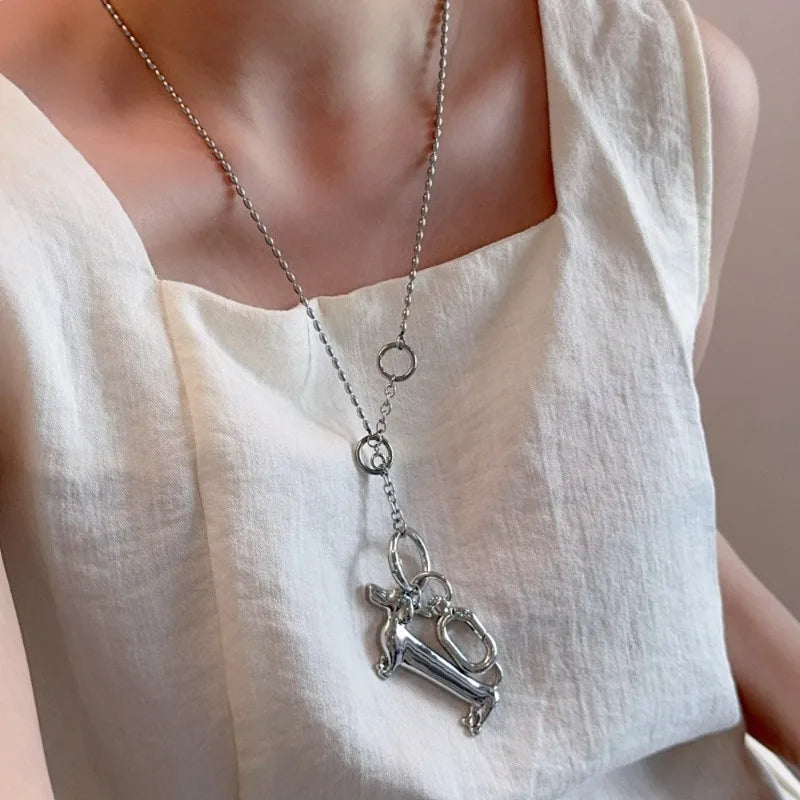 Sausage Dog Pendant Necklace