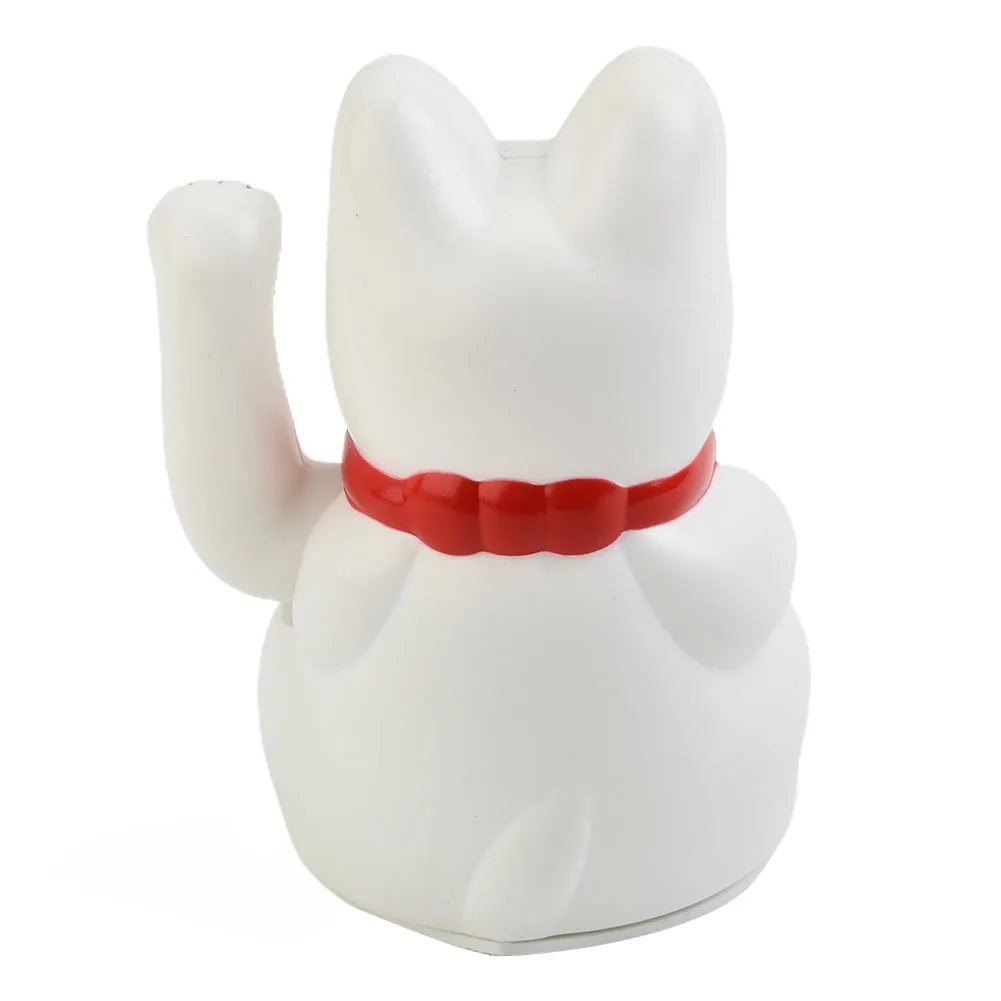 Waving Lucky Cat Figurine