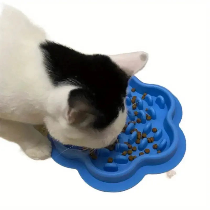 Flower Silicone Slow Feeder Dish