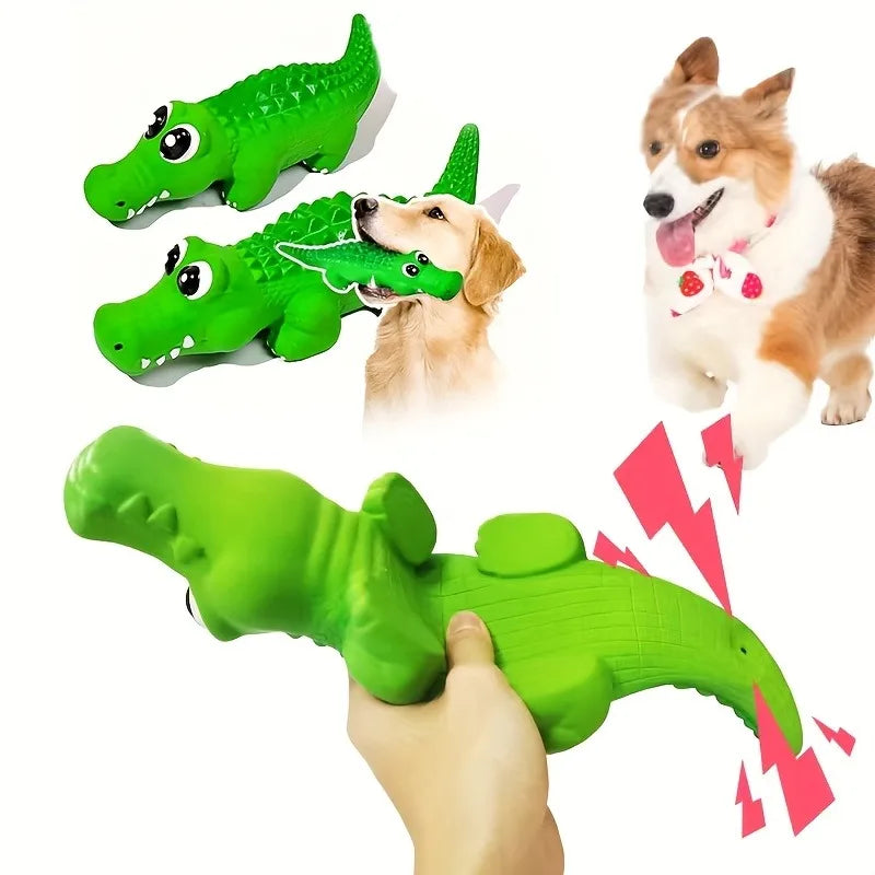 Latex Crocodile Squeaky Toy