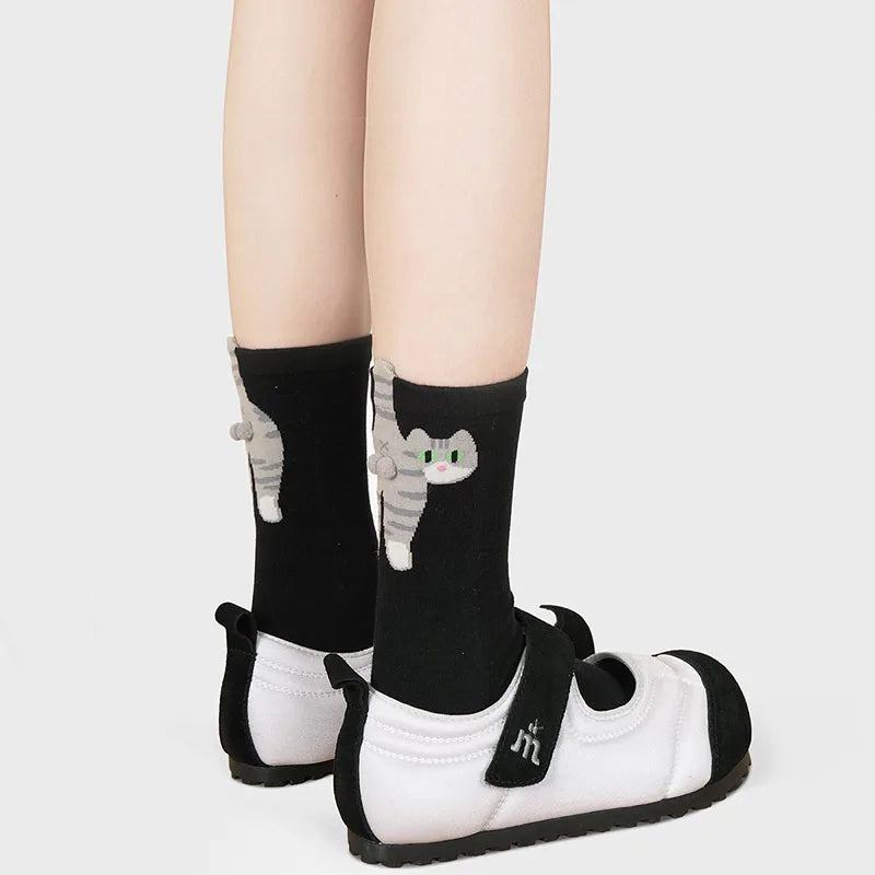 Cat Lady Cotton Socks