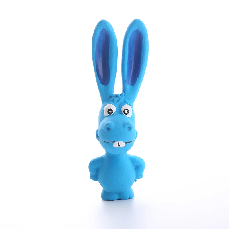Latex Rabbit Squeaky Toy