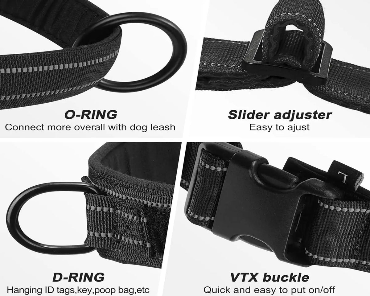 Padded No-Pull Dog Harness with Handle, Large Dogs