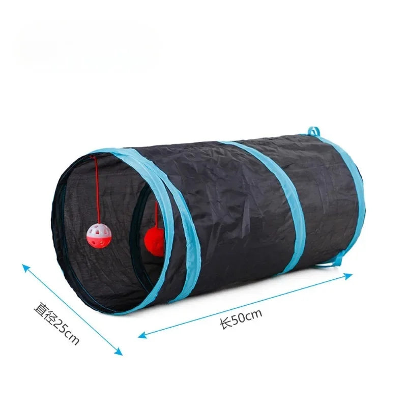 Pop-Up Cat Tunnel, Many Shapes - Straight (50 cm)